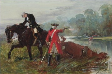 古典的 Painting - カローデンの後 サミュエル・エドモンド・ウォーラー ジャンル 軍事戦争